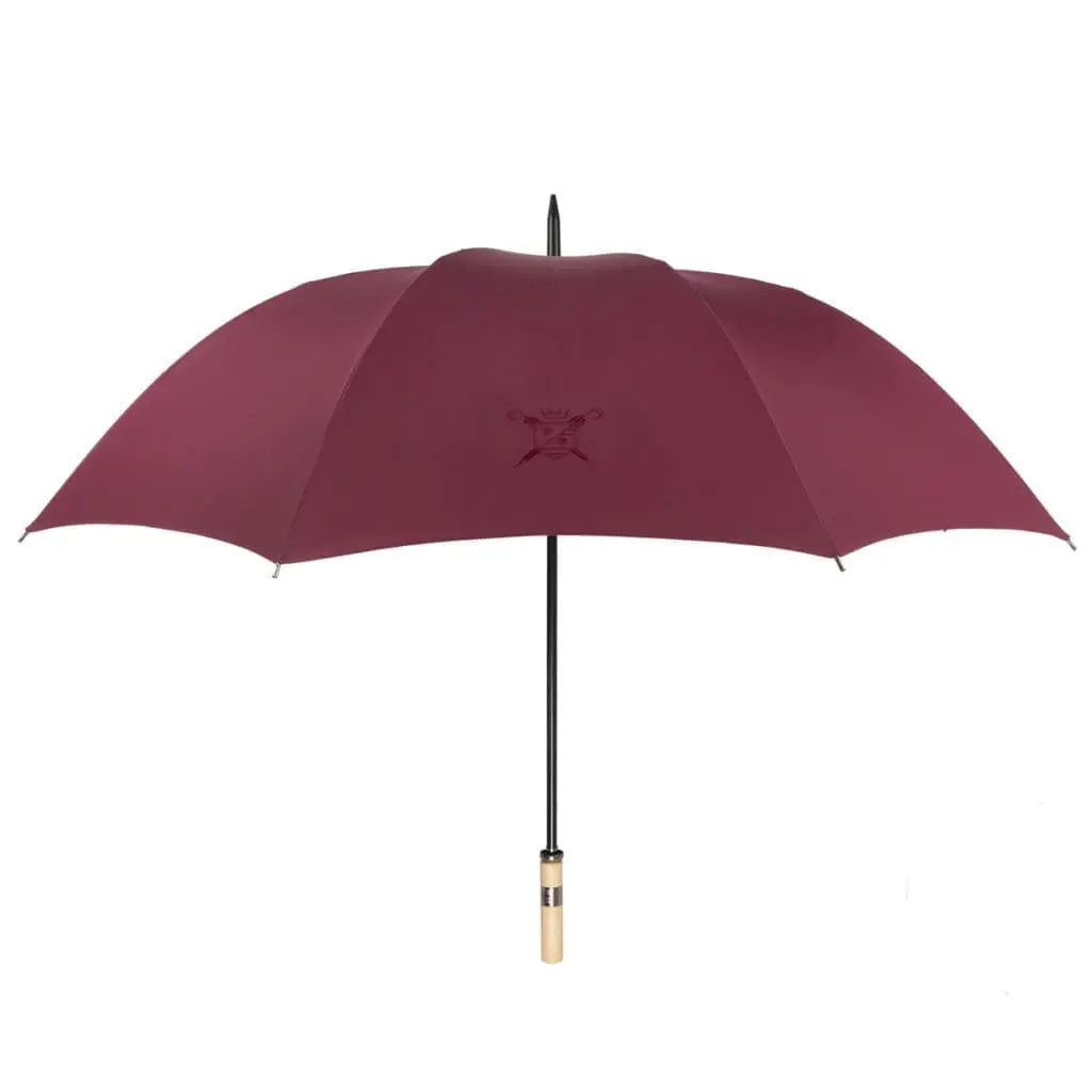 Parapluie de Cherbourg Golf sport bordeaux élégant, haut de gamme et solide