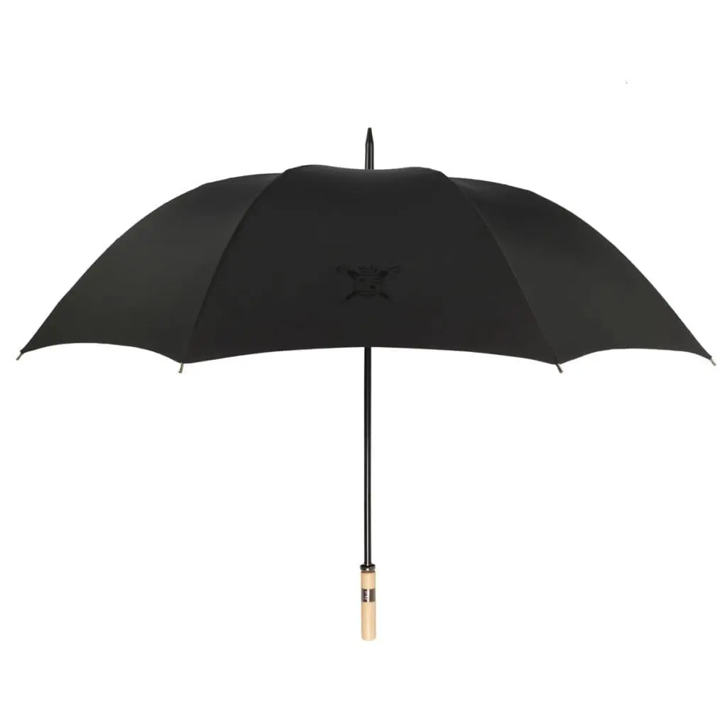 Parapluie de Cherbourg Golf sport noir élégant, haut de gamme et solide