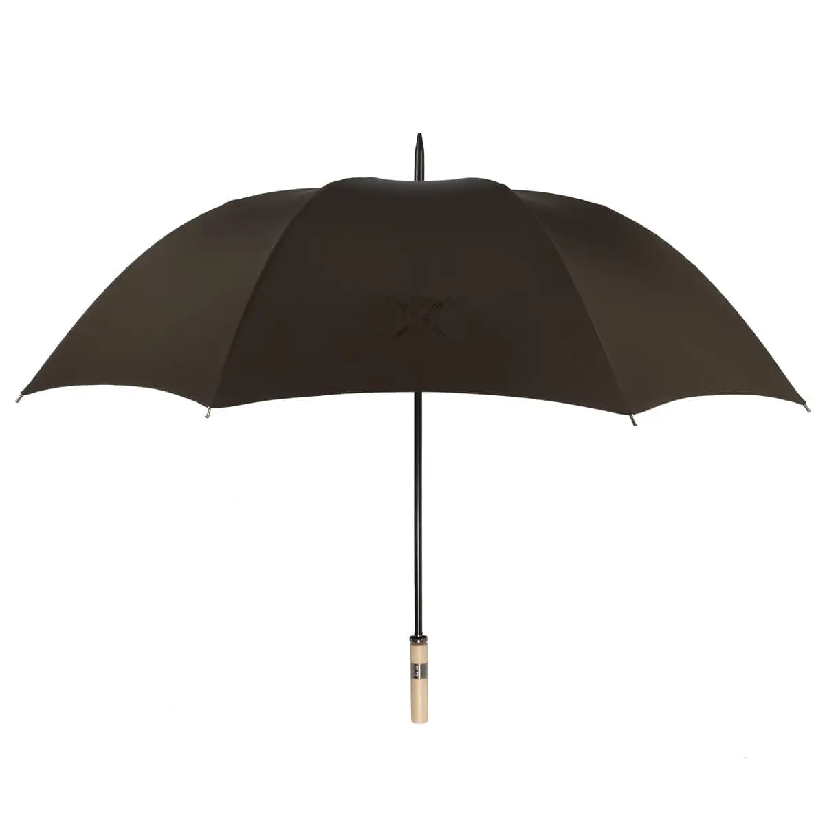 Parapluie de Cherbourg Golf sport brun élégant, haut de gamme et solide