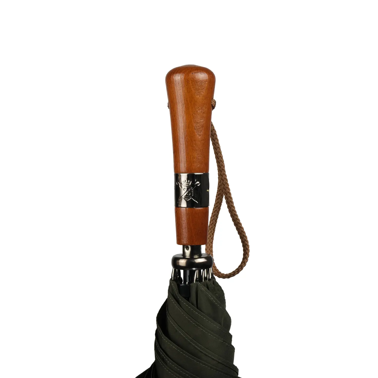 Le Parapluie De Cherbourg Khaki Sport Auto Handle