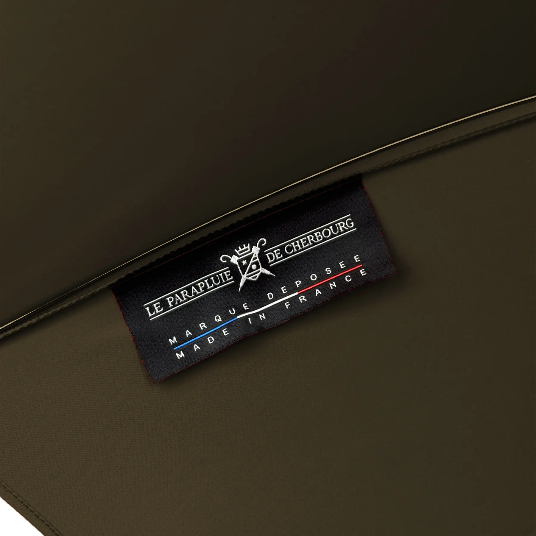 Parapluie étiquette Pébroque Kaki