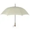 anti-squall-ecru-right-handle-ret anti-gust umbrella straight handle ecru color open