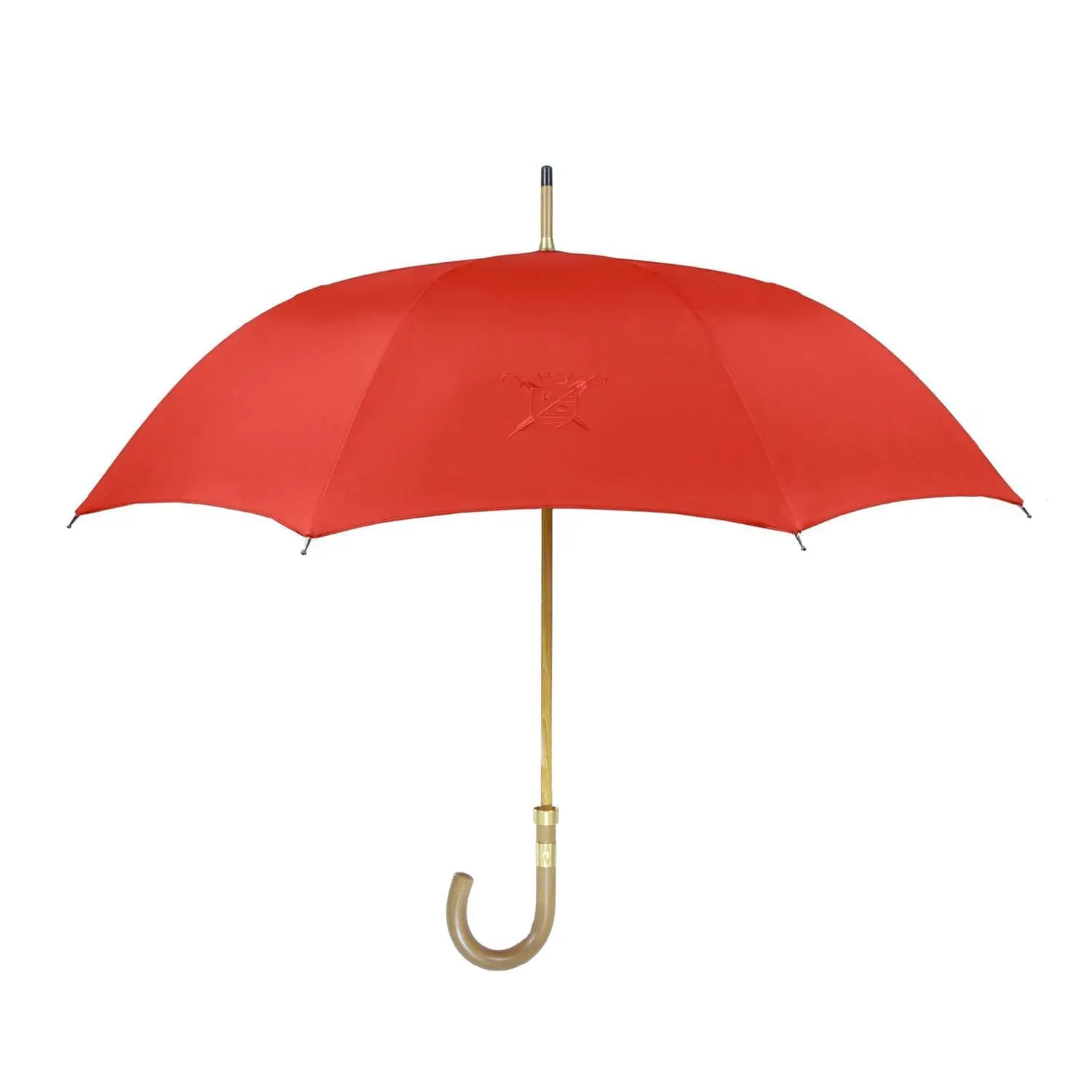 model milady red open curved handle