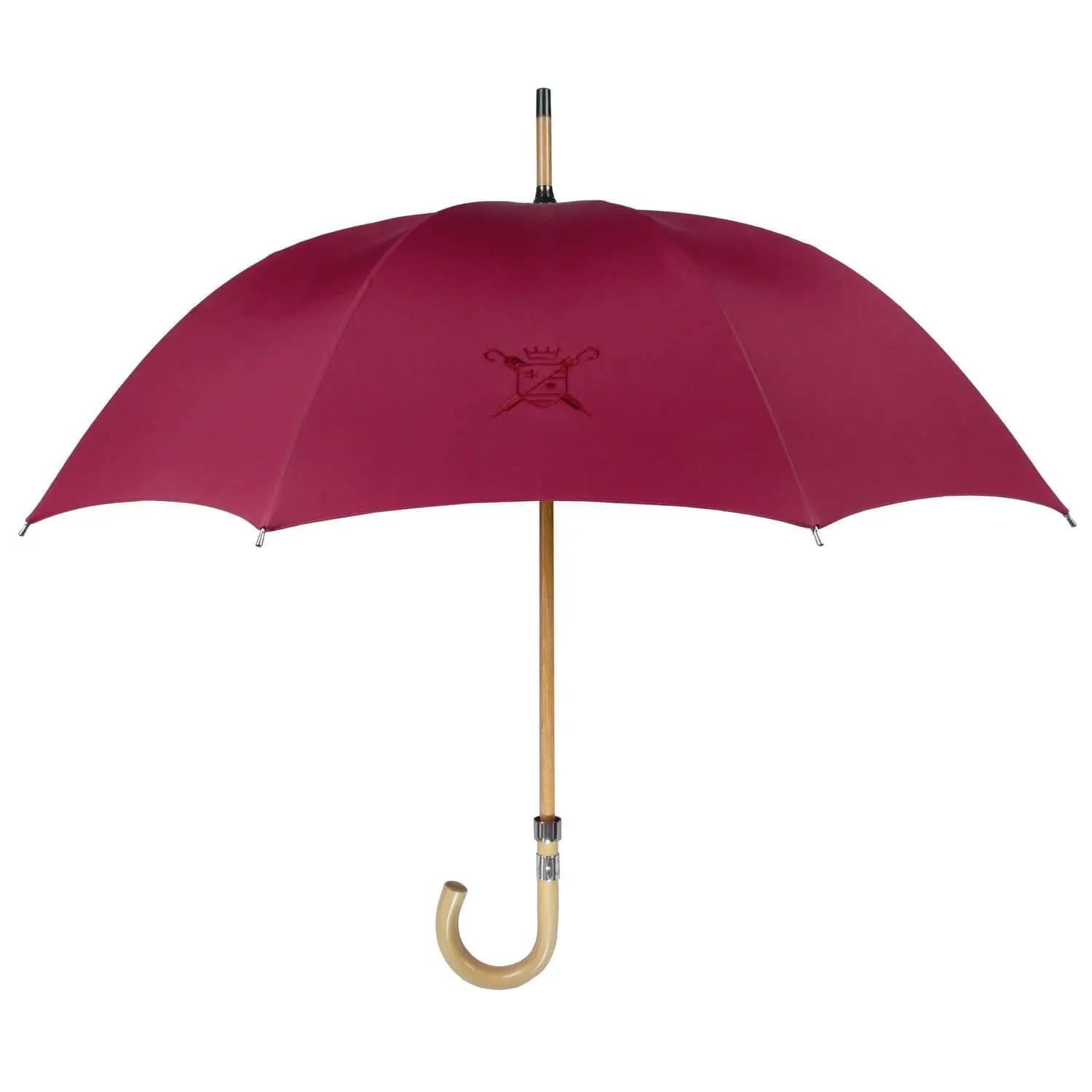Parapluie de Cherbourg Milord bordeaux pour homme élégant et raffiné