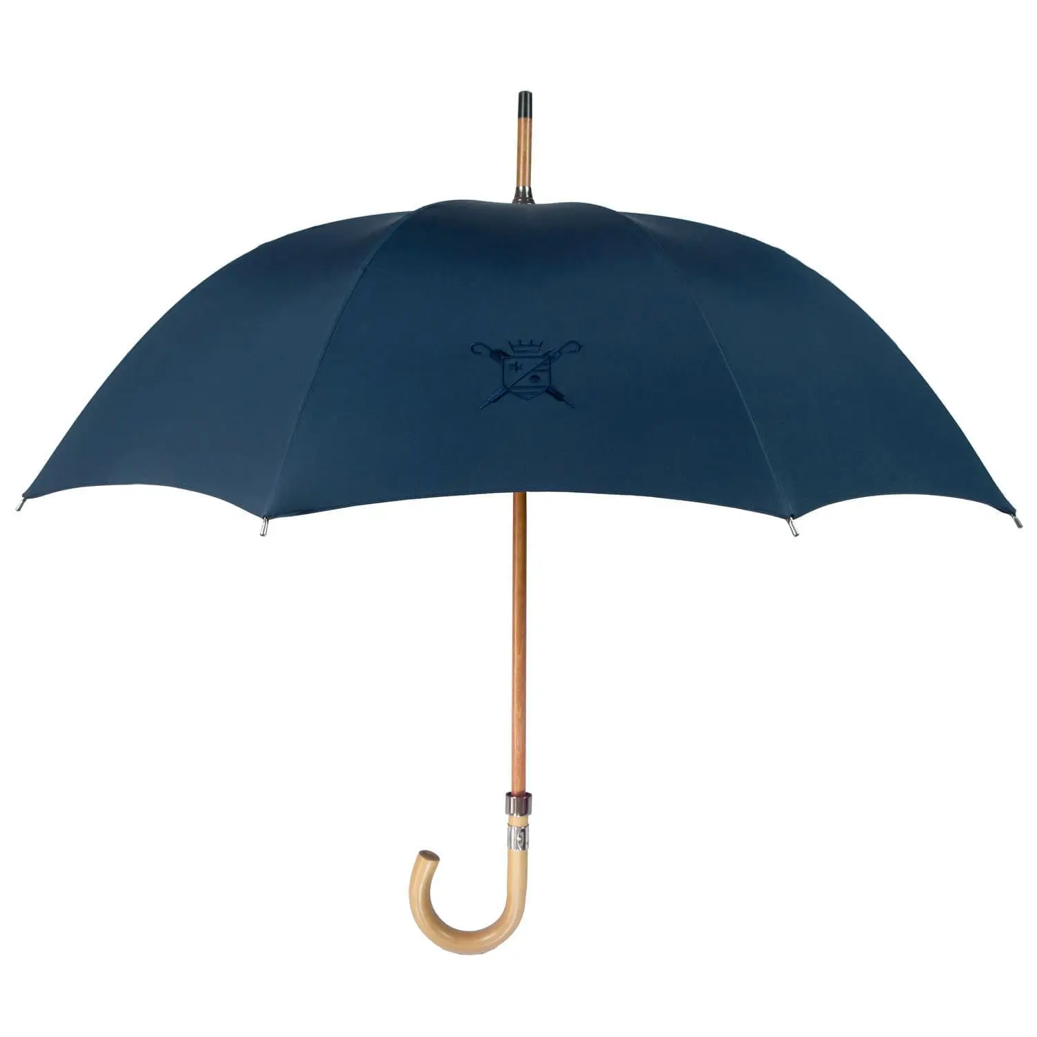 Parapluie de Cherbourg Milord marine pour homme élégant et raffiné