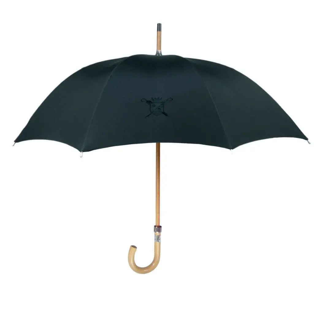 Parapluie de Cherbourg Milord noir pour homme élégant et raffiné