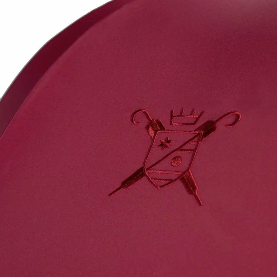 burgundy umbrella logo