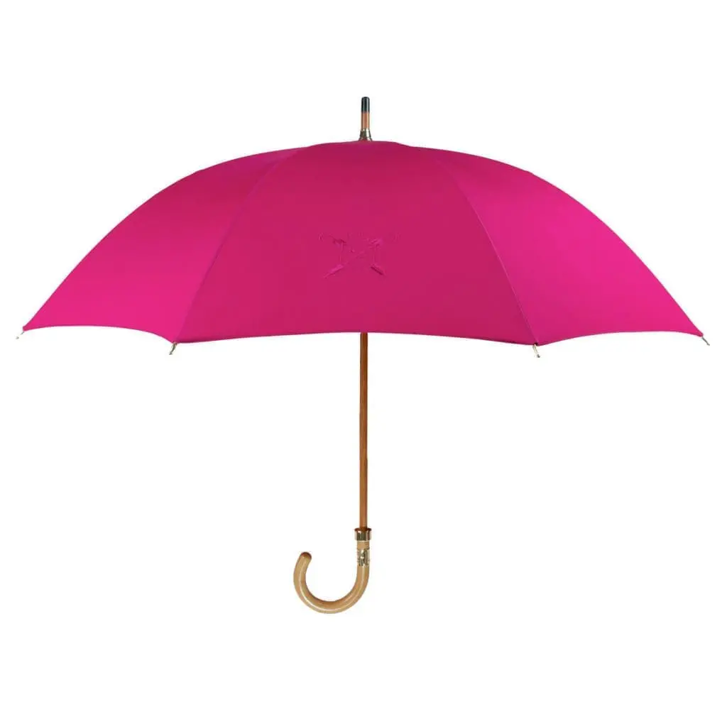 Le Demoiselle open curved handle fuchsia maple