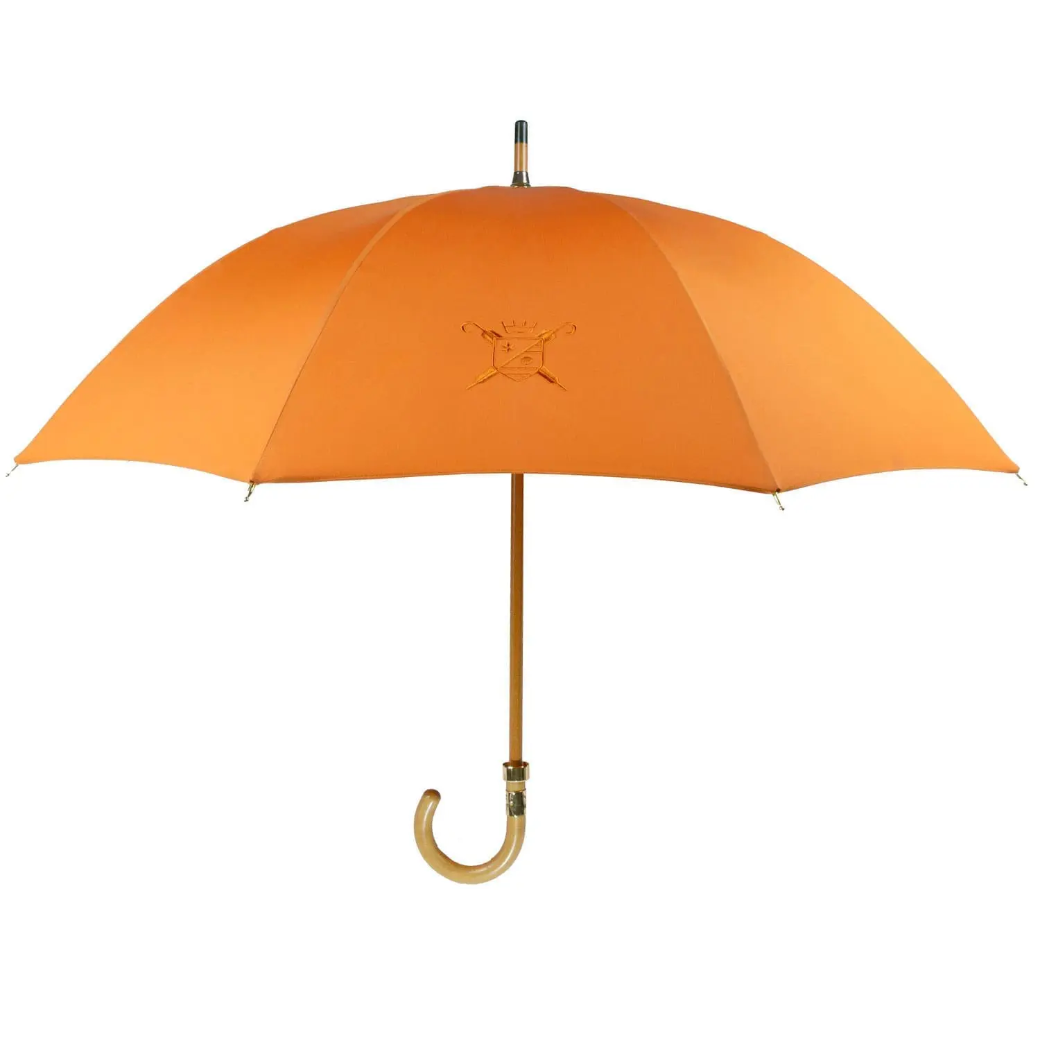 le-demoiselle-orange Le Demoiselle ouvert poignée courbe érable orange