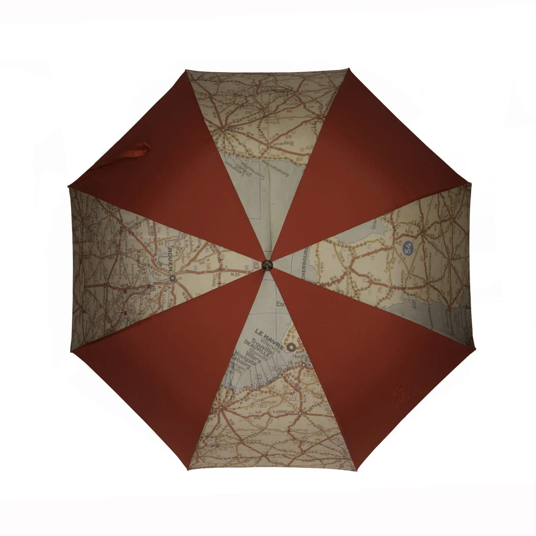 Open red top top view of red kiplay