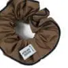 upcycled-mocha-scrunchie-Le Parapluie de Cherbourg-Atelier Boivin Paris