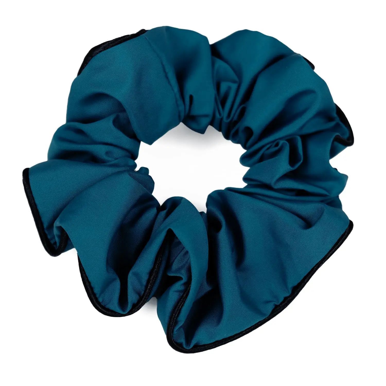 chouchou-upcyclé-cobalt-Le Parapluie de Cherbourg-Atelier Boivin Paris