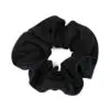 Upcycled black scrunchie -Le Parapluie de Cherbourg- Atelier Boivin Paris