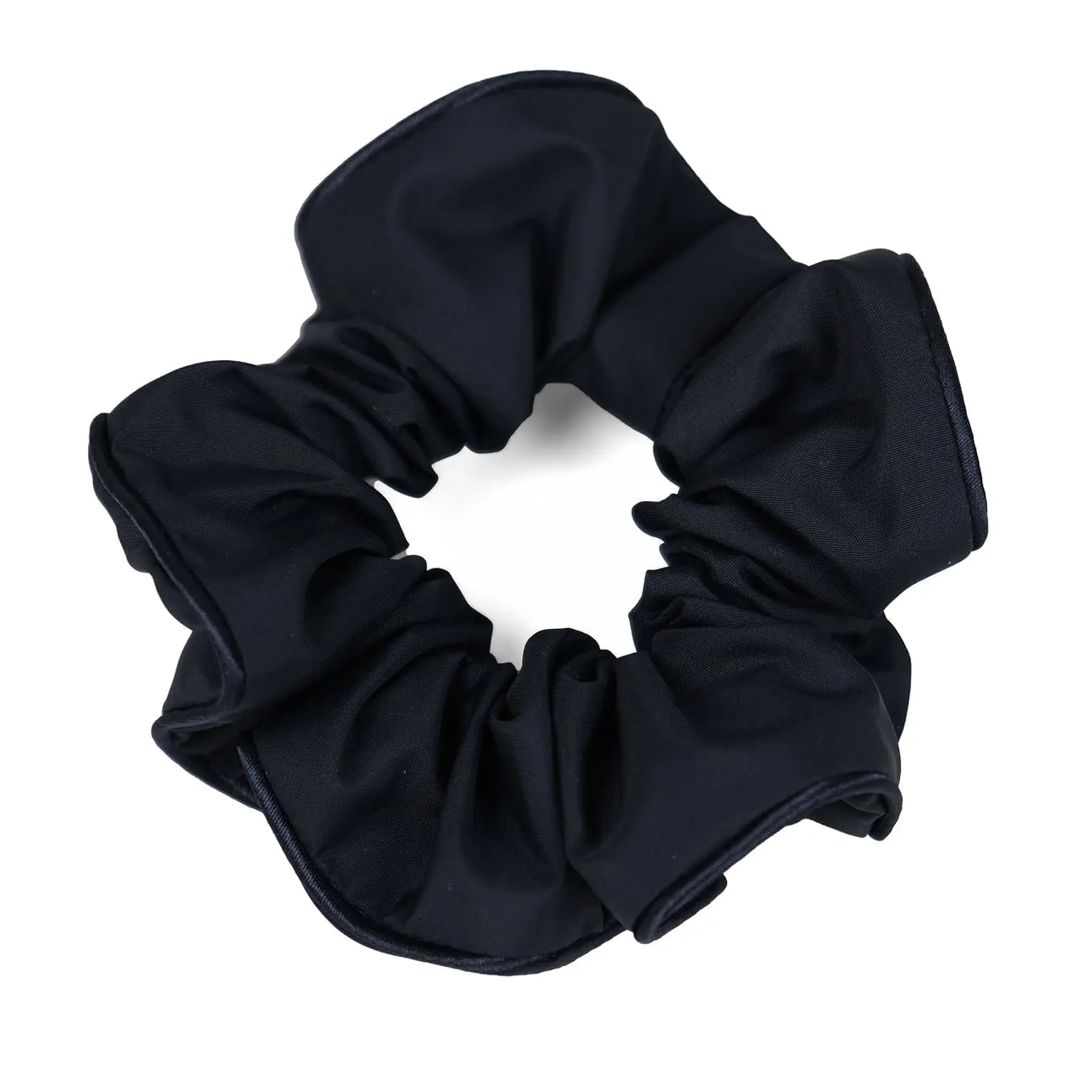 Upcycled scrunchie - Marine -Le Parapluie de Cherbourg- Atelier Boivin Paris