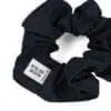 Upcycled scrunchie - Marine -Le Parapluie de Cherbourg- Atelier Boivin Paris