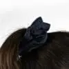 Upcycled scrunchie - Marine -Le Parapluie de Cherbourg- Atelier Boivin Paris