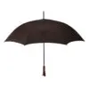 parapluie-antibourrasque-brun-ouvert-poignee-droite parapluie brun antibourrasque ouvert poignée droite