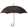 umbrella-milady-brown-open-curved-handle le milady umbrella open