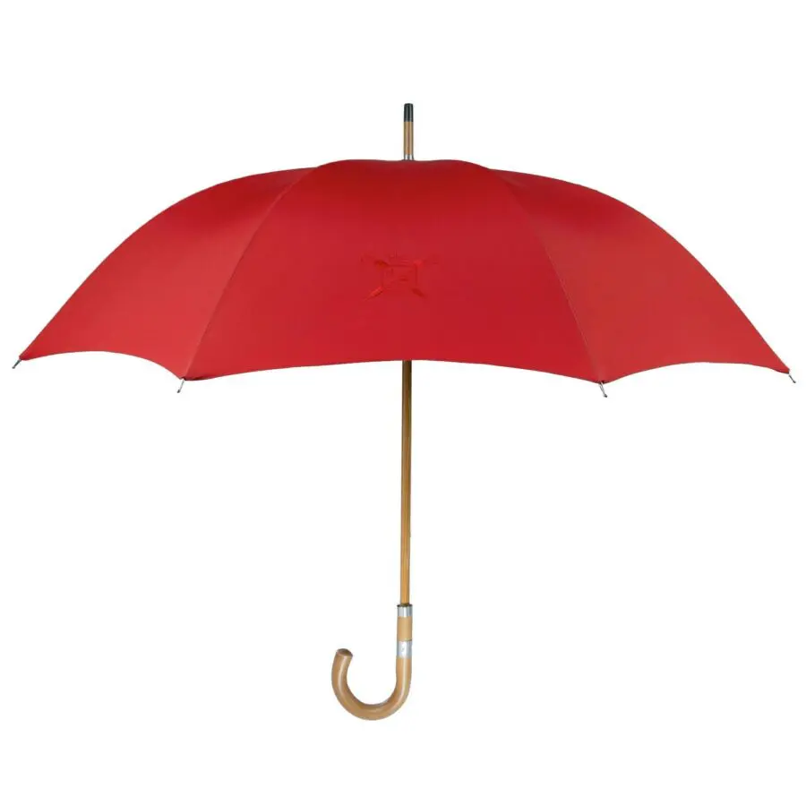 parapluie le pébroque rouge ouvert