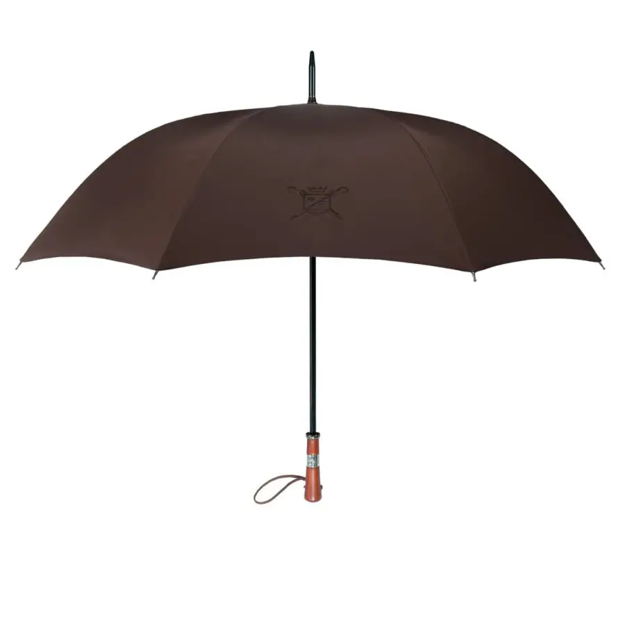 parapluie sport brun ouvert