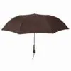 parapluie-voyageur-brun-ouvert-poignee-droite parapluie le voyageur brun ouvert poignée droite