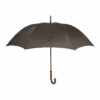  Le Palace open brown umbrella with curved handle Le Parapluie de Cherbourg