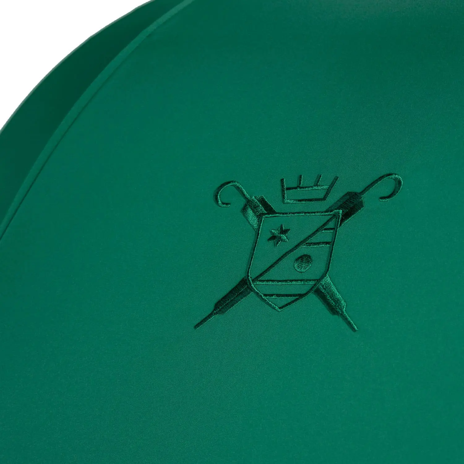 Le Palace logo in English green Le Palace umbrella, English green, tone-on-tone embroidery Le Parapluie de Cherbourg