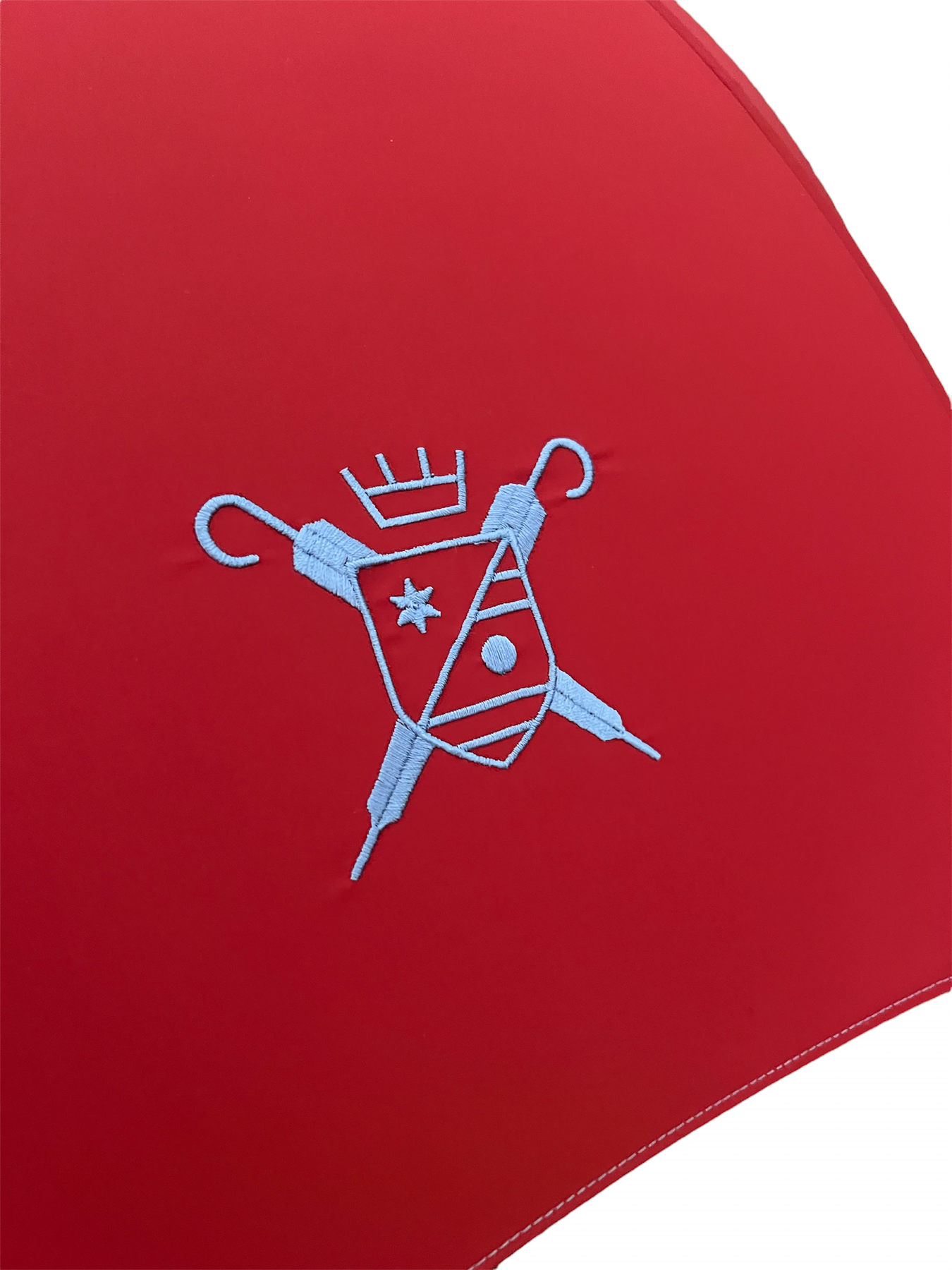 Sky Logo on Red