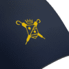 Yellow Logo on Navy