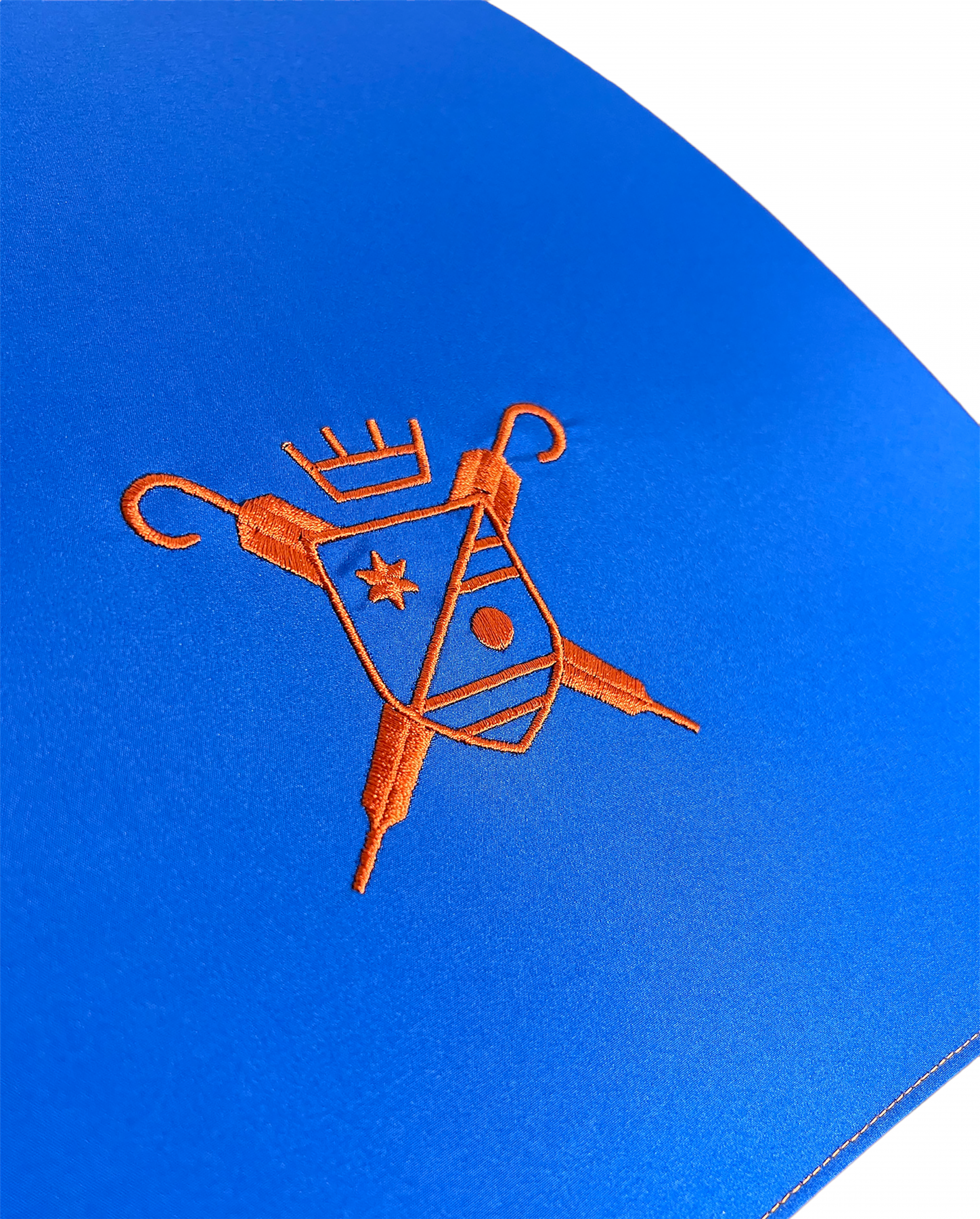 Orange Logo on Ocean