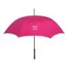 Straight Open Umbrella Pink on Fuchsia