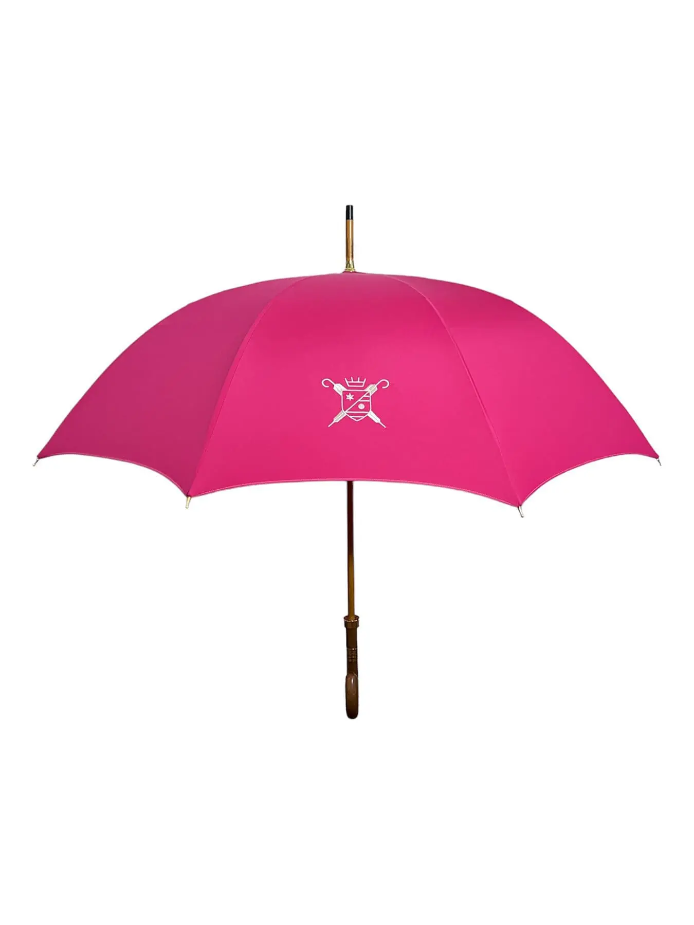 Straight Open Umbrella Pink on Fuchsia