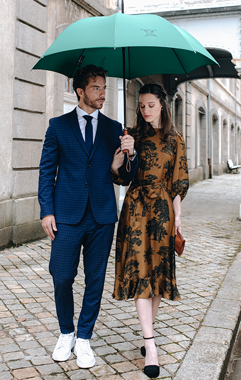 Umbrella for two, English Green