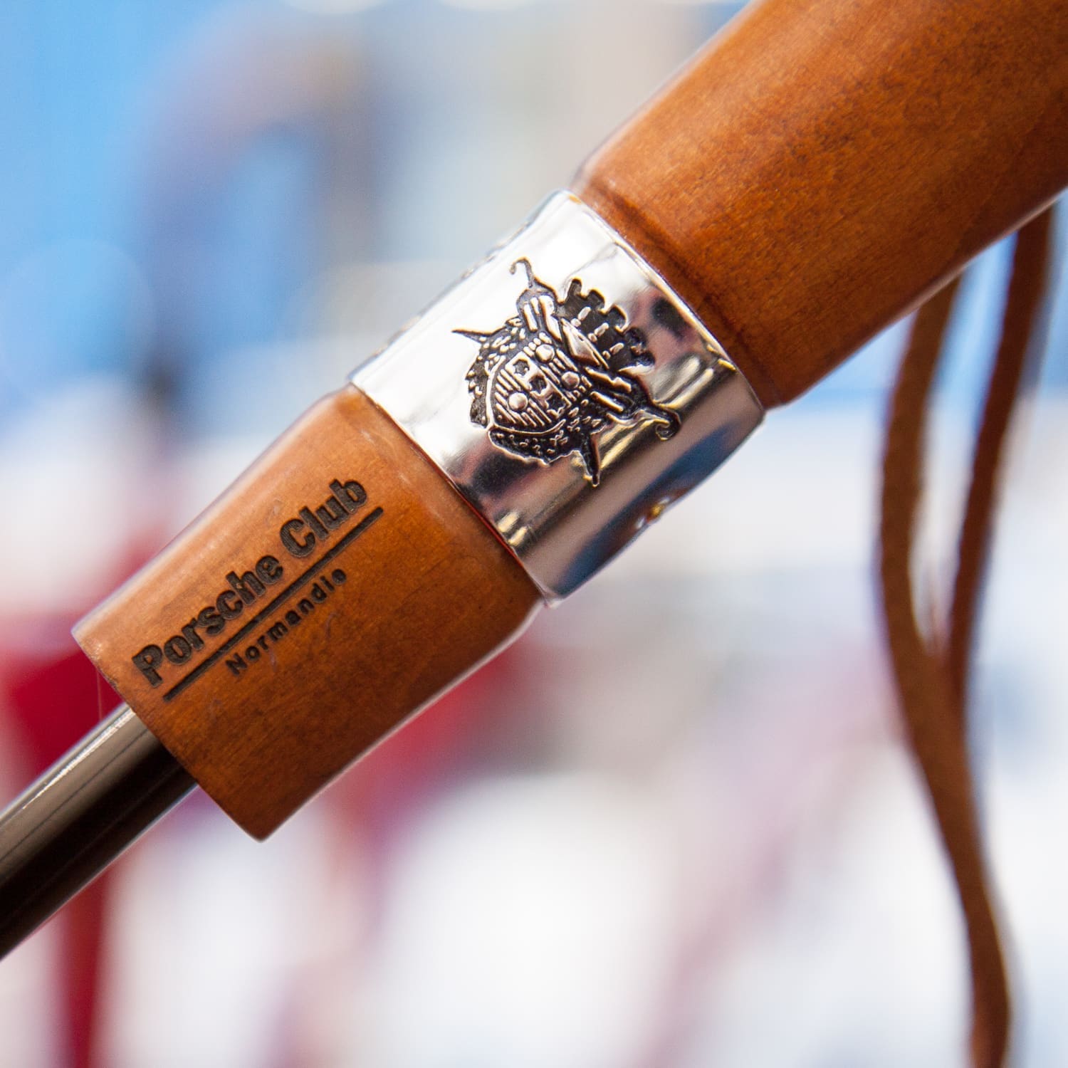 The genuine Cherbourg - right handle - engraved Porsche Club Normandy