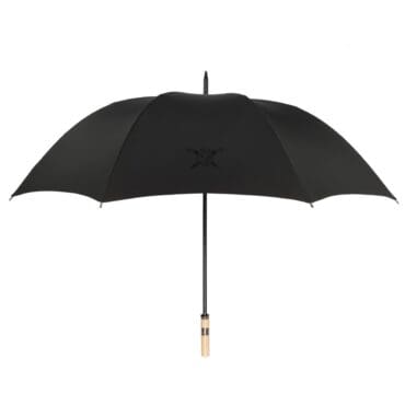Cherbourg Golf sport umbrella in black, elegant, high-end and sturdy