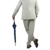 Parapluie Canne Pébroque Marine