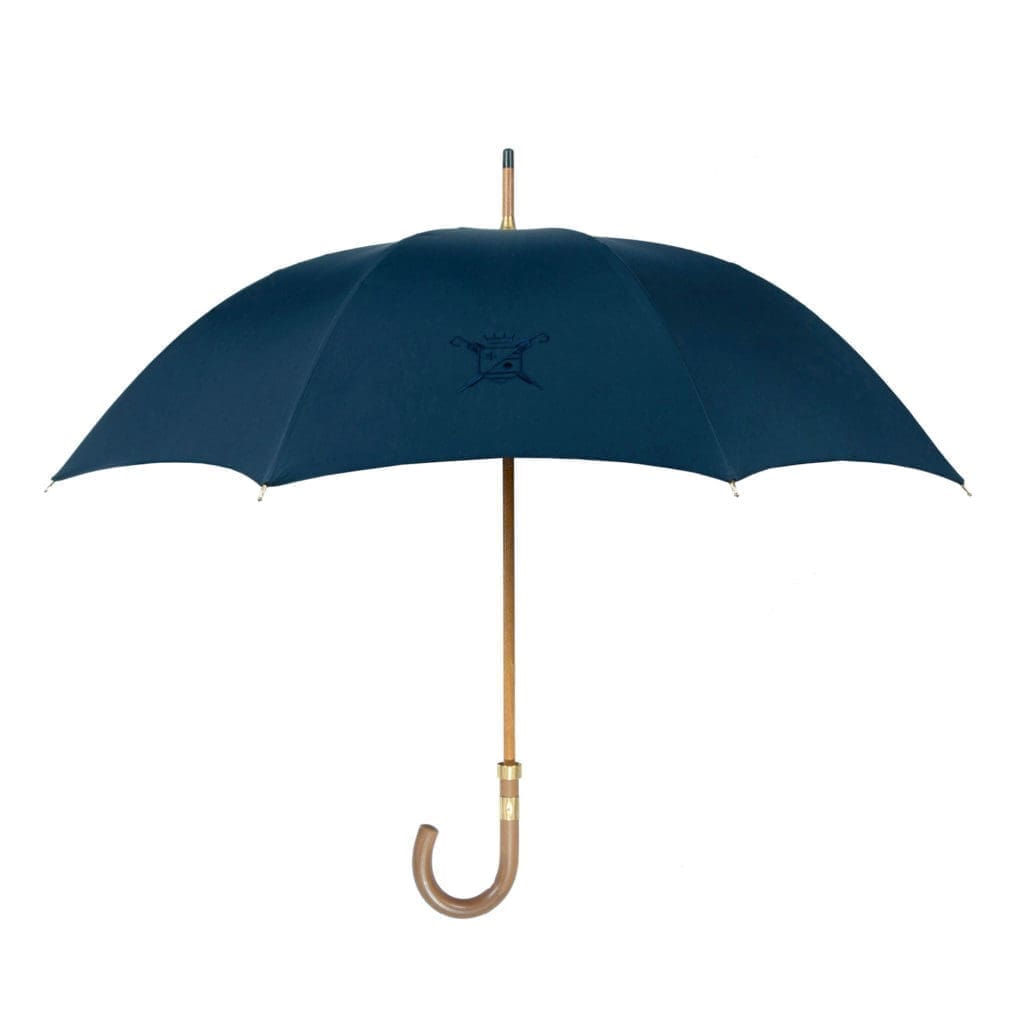Cherbourg umbrella, Milady navy blue, for an elegant and refined woman