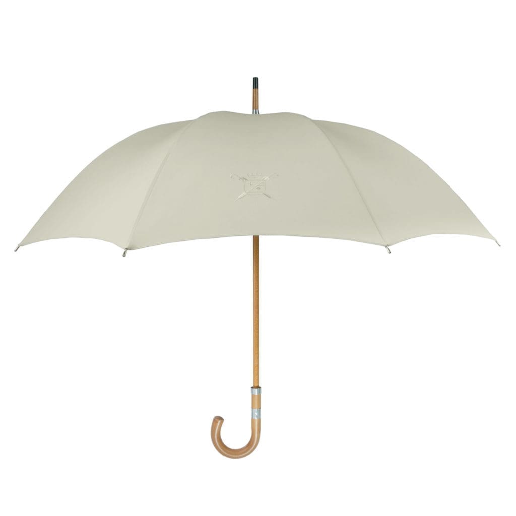 open pebroque model ecru curved handle