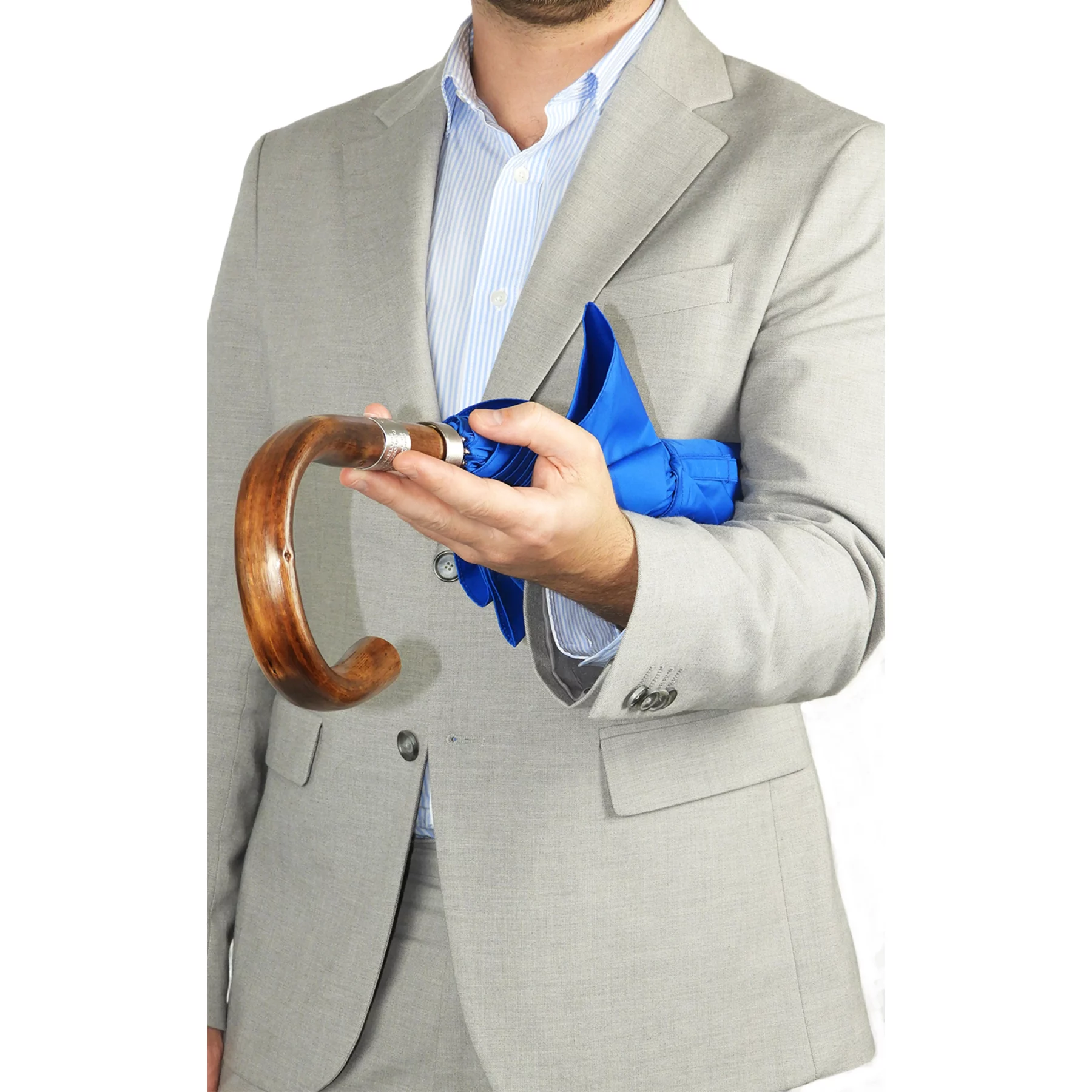 Parapluie Bleu Gentleman