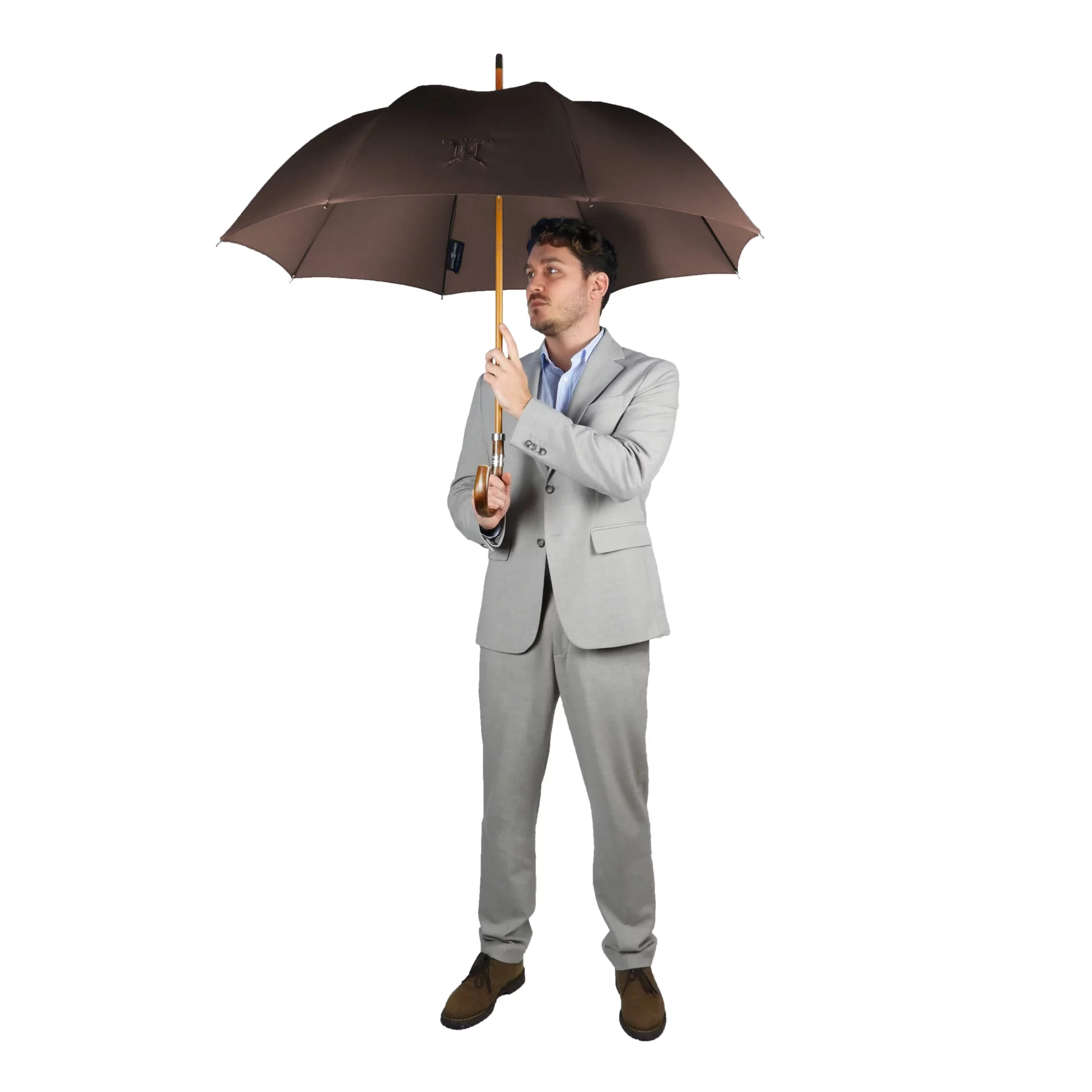 Parapluie Homme Marron