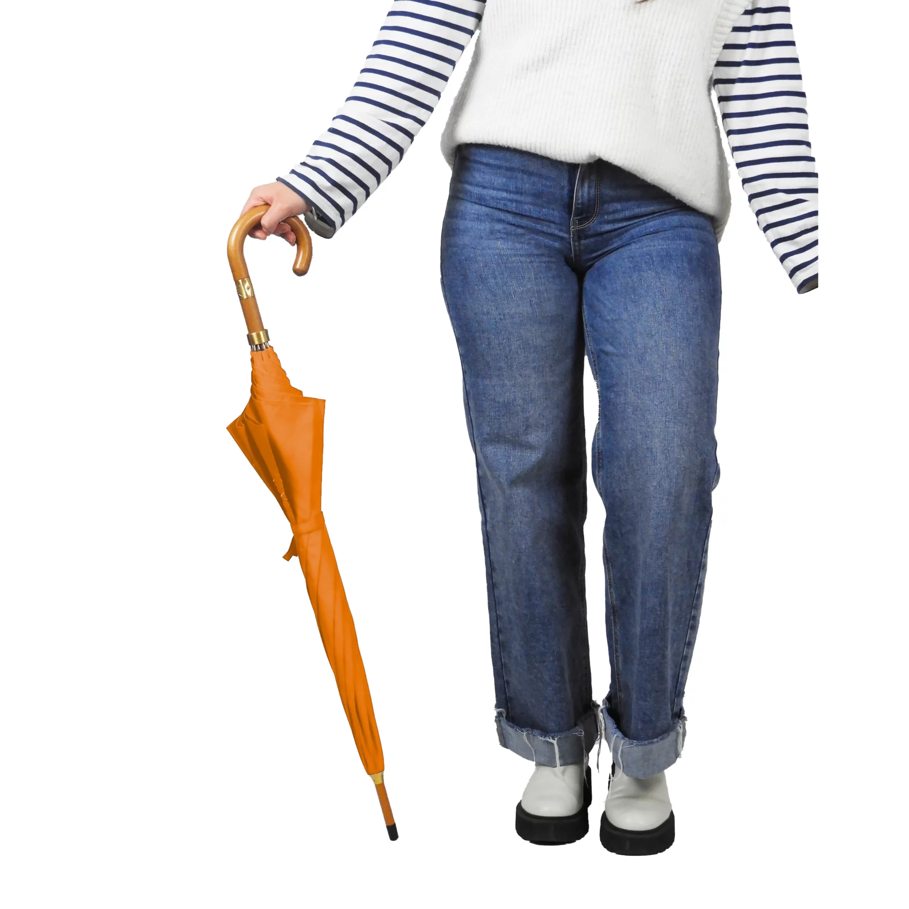 Parapluie Canne Orange