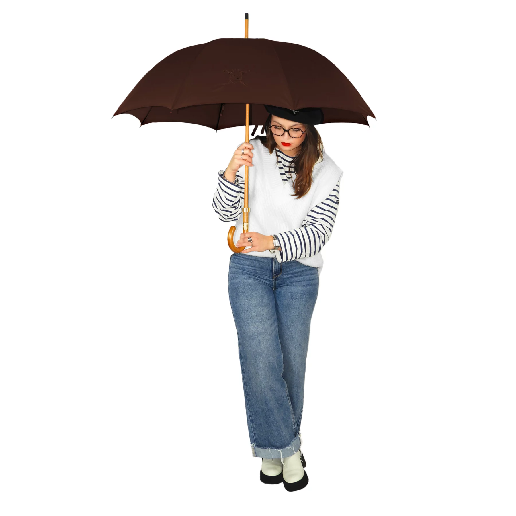 Parapluie Femme Marron