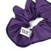 Chouchou upcyclé violet Le Parapluie de Cherbourg en collaboration avec Atelier Boivin Paris
