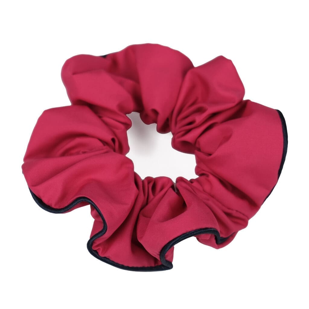 upcycled-fuchsia-scrunchie-Le Parapluie de Cherbourg- Atelier Boivin Paris