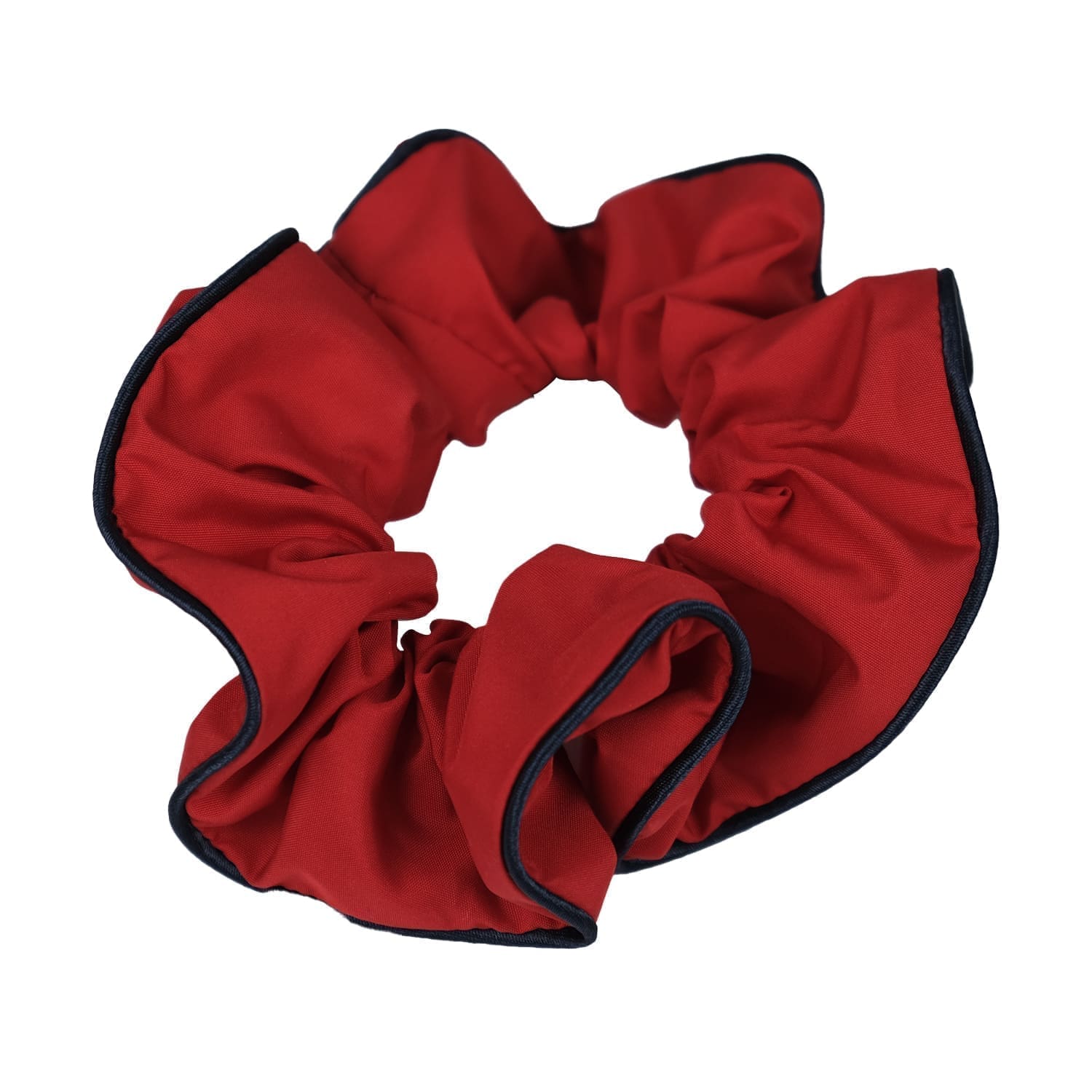 chouchou-upcyclé-rouge-Le Parapluie de Cherbourg-Atelier Boivin Paris