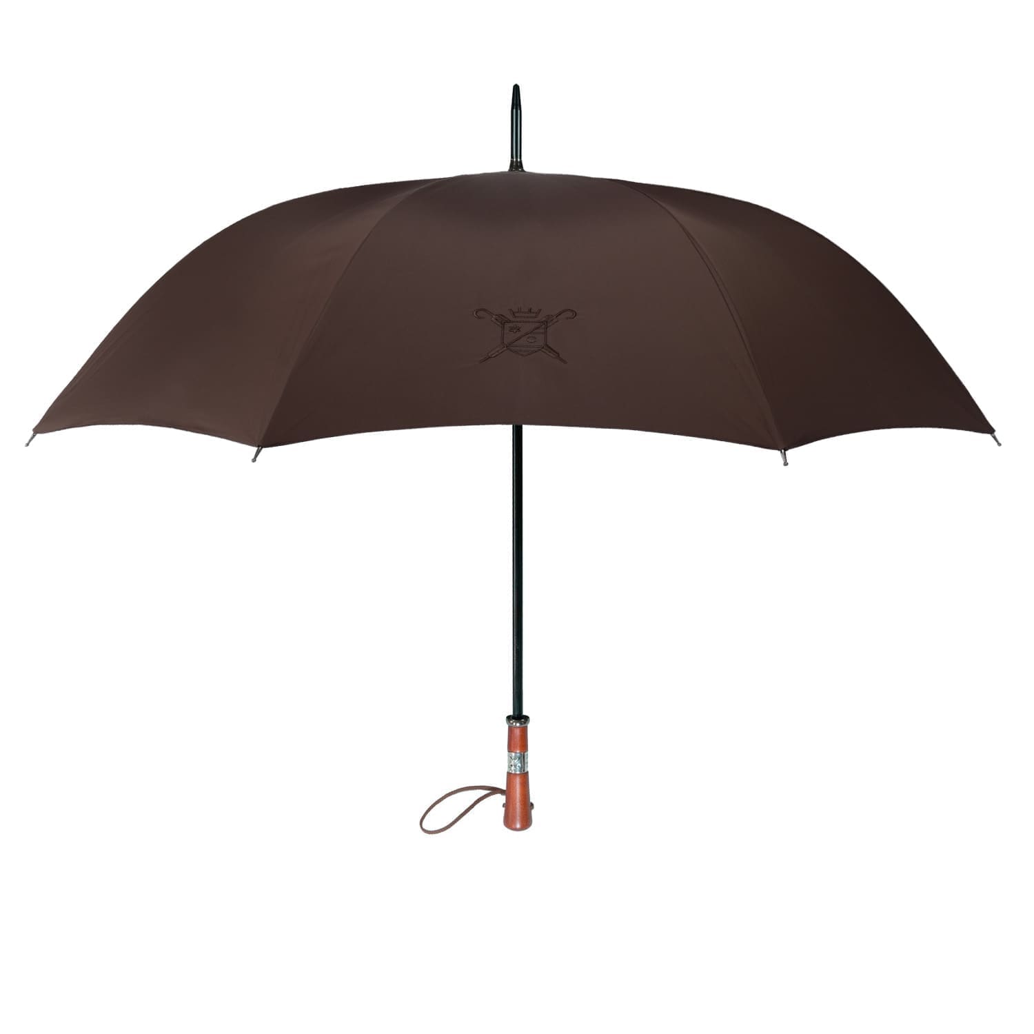 parapluie sport brun ouvert