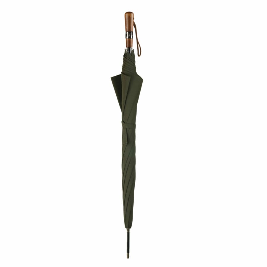 Le parapluie Antibourrasque FermePoignee Courbe Kaki